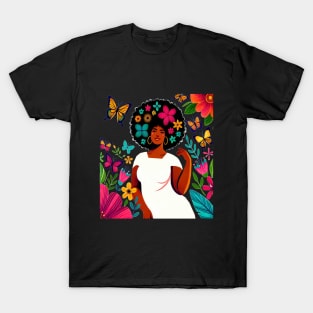 African American plus-size beauty T-Shirt